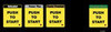 059-132830 - 1x5 Push to Start Keypad Overlay