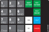 044-233689 - Keypad Overlay