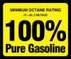 OR-100%G - Octane Rating Decal