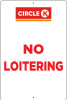 CIRCLEK-NLG - 12" x 18" Metal No Loitering Sign