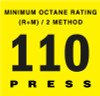 EU02001GR110 - Octane Rating Button Overlay 110