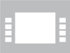 EU01001G053 - Monochrome Softkey Display Overlay