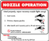 PID-TR711F1 - 6" x 5" Decal - Nozzle Operation