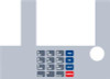 T50038-1071 - Infoscreen Keypad Overlay