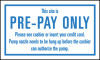 PID-PREPAYB - 5" x 3" Decal - Please Prepay