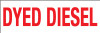 PID-DYED12X4 - 12" x 4" Decal - Dyed Diesel