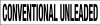 PID-CONUNL - 12" x 3" Decal - CONVENTIONAL UNLEADED