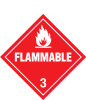 TD-246X6 - Truck Decal - Flammable - 6" X 6"