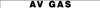 PID-ATLASAV - AV GAS Decal - 26.18" X 1.96"
