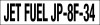PID-JFJPS - Decal - Jet Fuel - 12" X 3"