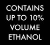 PID-211S - Contains Up To 10% Volume Ethanol (4.5" x 4")