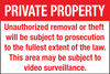PID-HANDSOFF - 6x4 PRIVATE PROPERTY WARNING
