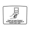 ENE0603G007 - Laser Scanner Overlay White/Black Text