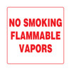 PID-PRK1B - 12x12 No Smoking Flammable Vapors - Decal