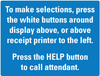 ENE0702G086 - WHT/BLUE TRIND INSRUCT DECAL