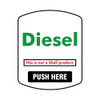 E700P-NASP - 700 Premium Decal - Diesel Push Here