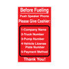 PID-BFPSP610 - 6x10 Before Fueling Push Speaker - Decal