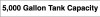 PID-5000CAP - 5,000 GALLON TANK CAPACITY