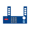 T50038-1178 - Blue ADA 8 Button Overlay