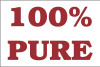 PID-100PURE - 15X10 100% PURE DECAL