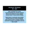 PID-BD0-B20 - English and Spanish Bio Decal - 3.5 x 4.75