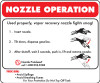PID-TR711F - 6" x 5" Decal - Nozzle Operation