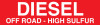 PID-231R - DIESEL OFF RD HIGH SUFUR 12X3