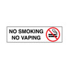 PID-NOSNOV - 7x2 No Smoking No Vaping Decal