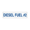 PID-DIES#2 - 3"x12" Diesel #2 Decal