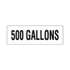 PID-GAL280412 - 12x4 280 Gallons Black/White