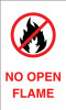 PID-NOF - NO OPEN FLAME DECAL 6x10