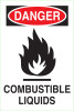 PID-DDCL1 - DANGER COMBUSTIBLE LIQUID15X10