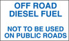 PID-210 - OFF ROAD DIESEL FUEL BLUE/ W