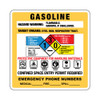 PID-GF1010 - Custom 10x10 Gasoline Handling Decals
