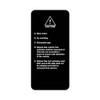 ENS1105G142 - Caution Instruction Overlay