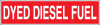 PID-021 - 12X3X DYED DIES FUEL W/RED BAK