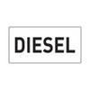 PID-DIESEL3X6 - 3X6 Diesel Black - Text/White Background - 1.315" Text