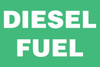 PID-DFG15X10 - DISESL FUEL 15X10 WHT/GREEN