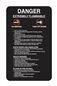 ENS1201G023 - DANGER EXTREMELY FLAMMABLE