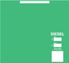 EN08502G038 - DUAL PRICE DIESEL WHT/GRN