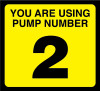 PID-UPN2Y - YELLOW USING PUMP NUMBER 2