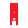EN09002GRE15 - Custom E-15 White/Red Overlay