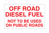 PID-210B - OFF RD DIES NOT PUBLIC RED/WHT