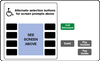 ENE0614G514 - ADA PRINTER DOOR OVERLAY