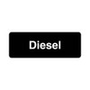 PIO-DIES145 - 14x5 Diesel Poly Carbonate Decal White/Black