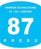 ES500S-87LB - LIGHT BLUE 87 OCTANE DECAL