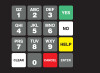 887862-SUN1 - Keypad Overlay