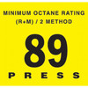 EU02001G002 - Octane Rating Button Overlay 89