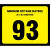 OR-93 - 93 Octane Rating Decal