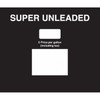 SB-185 - Super Unleaded Soda Button Overlay Black